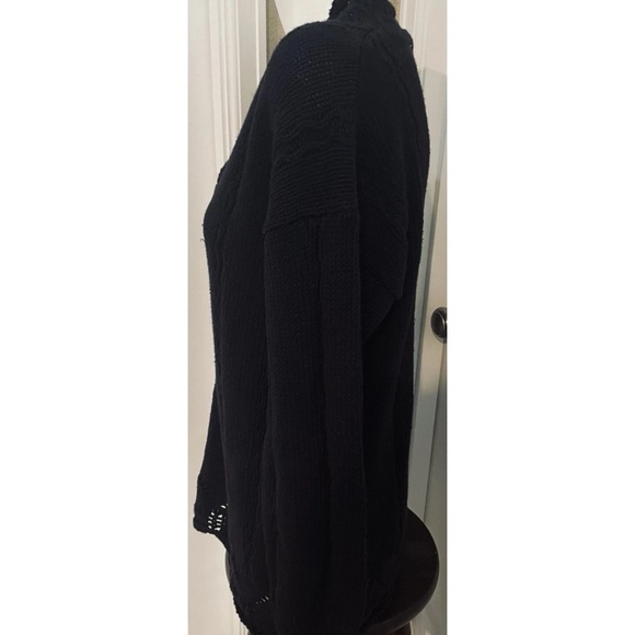 Persuasion Black Sweater Womens Size Medium V-Neck New Vintage - Picture 6 of 7